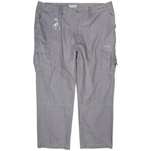 NWOT Guide Gear Cargo Canvas Pants Gray Sz 42 x 29.5 Outdoor Work Utility Cotton